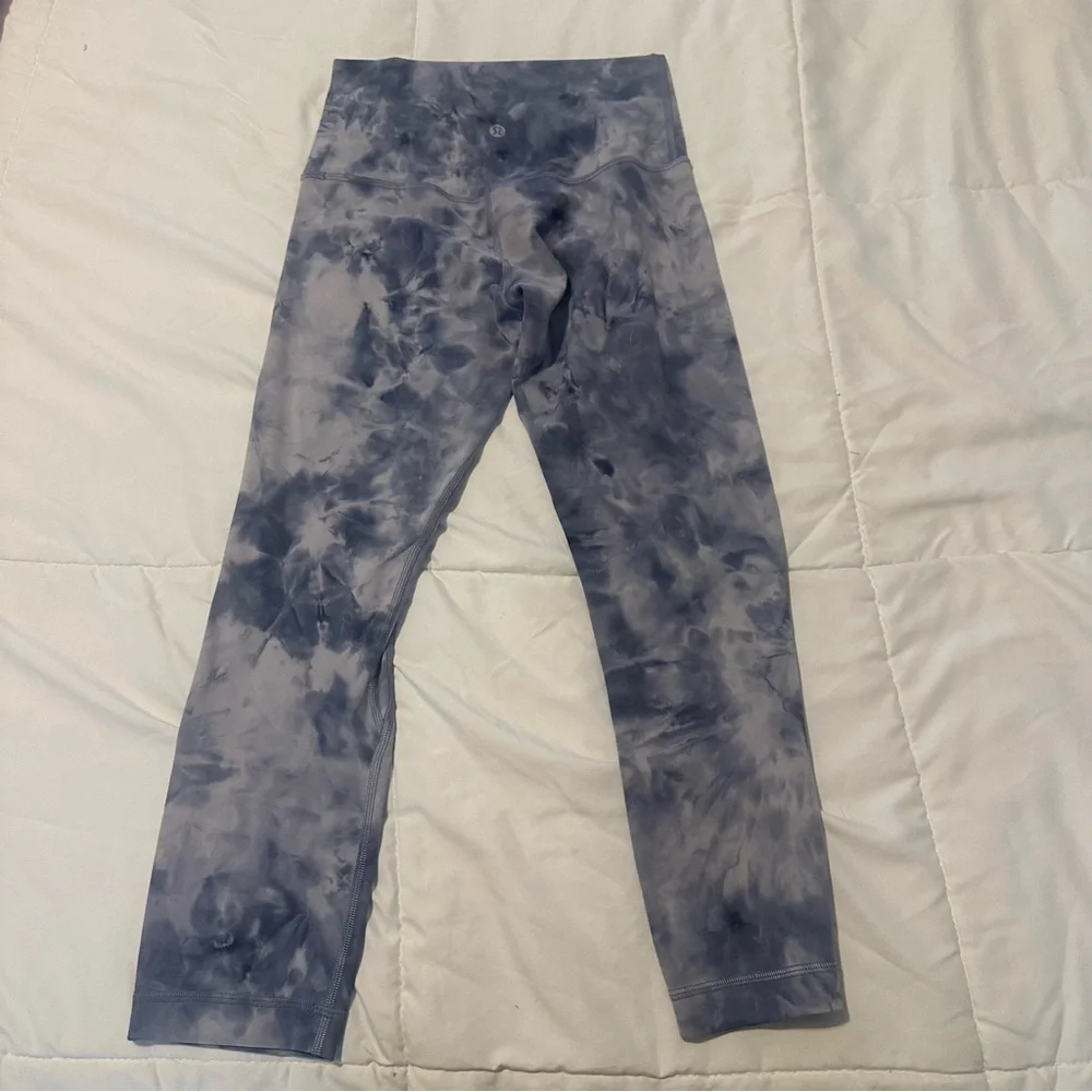 Lululemon Align 23” Crop - Diamond Dye Iced Iris Peri Purple Size 4